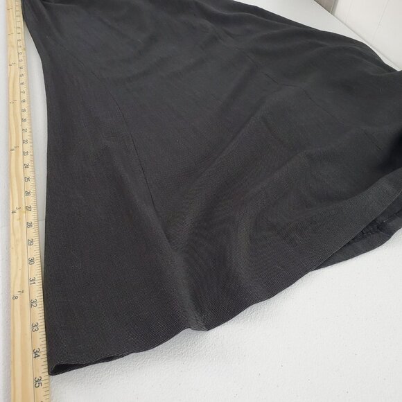 Koos of Course Mixed Media Leather Trim A Line Skirt Size 22W Boho Art To Wear - Picture 8 of 9